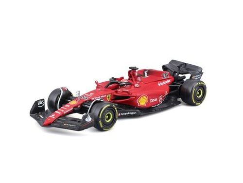 Bburago 1:43 Formula F1 Ferrari Scuderia F1-75 (2022) nr.16 Charles Leclerc  - with driver