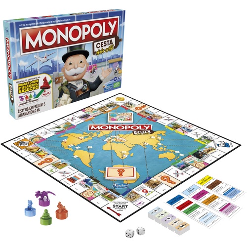 Hasbro Hra Monopoly: Cesta okolo sveta (slovenská verzia)