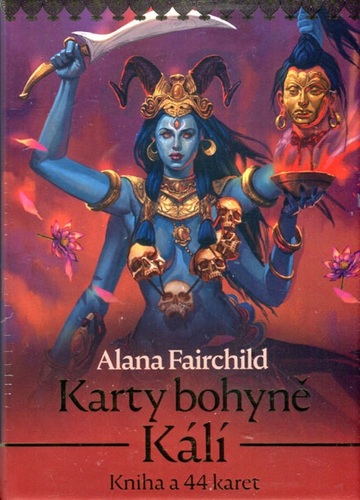 Kniha Karty bohyně Kálí - Kniha a 44 karet (lesklé)