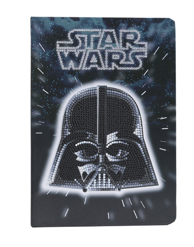 Zápisník Darth Vader Star Wars vykladanie z diamantov