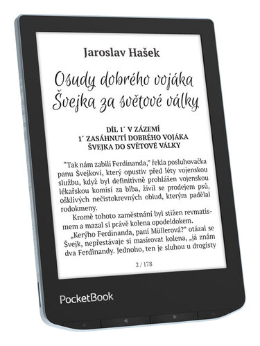 Kniha PocketBook Pocketbook 629 Verse Bright Blue, modrý