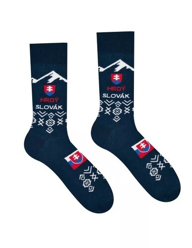 Unisex ponožky Hrdý Slovák Paradoo (veľkosť: 36-40)