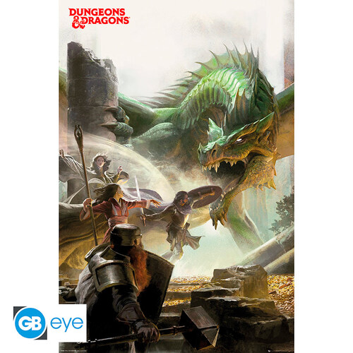 ABYSSE CORP S.A.S. Plagát DUNGEONS & DRAGONS Adventure (91,5x61cm)