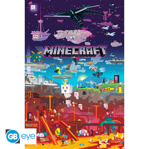Plagát MINECRAFT World Beyond (91,5x61cm)