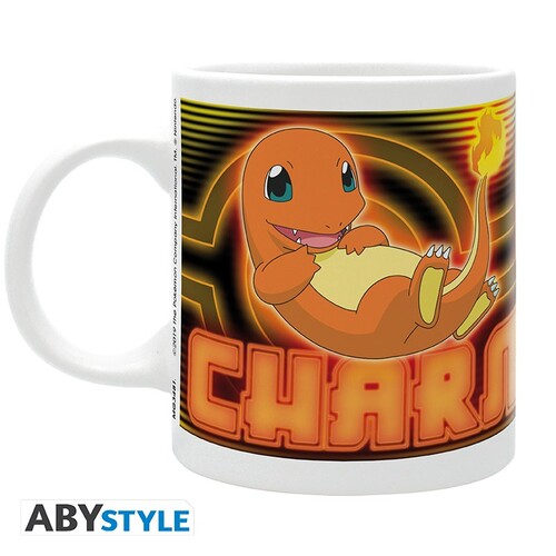 Pokémon keramický hrnček, 320 ml - Charmander Neon