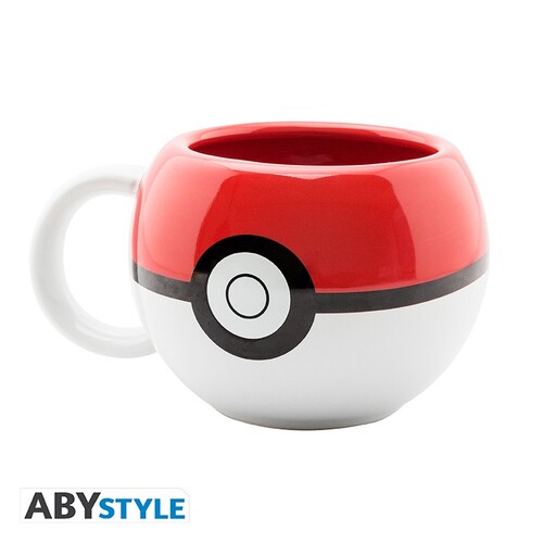 3D hrnček Pokémon: Pokeball, 400ml