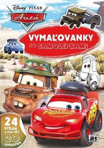 Kniha Vymaľovanky A4+/ Cars