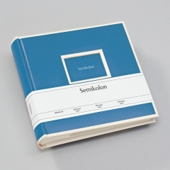 Fotoalbum Semikolon 200 Pockets azzurro
