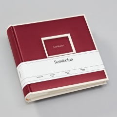 Fotoalbum Semikolon 200 Pockets burgundy