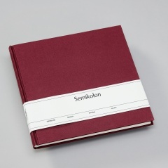 Kniha hostí Semikolon burgundy