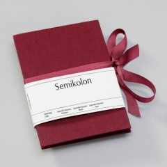 Leporelo Semikolon Classico burgundy