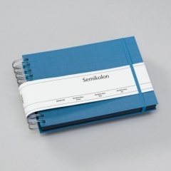 Fotoalbum Semikolon Mini Mucho black azzurro