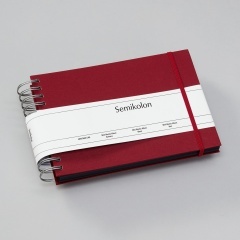 Semikolon Fotoalbum Semikolon Mini Mucho black burgundy