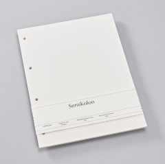 Doplnkové stránky do fotoalbumu Semikolon Mounting Board 4 Ring ivory