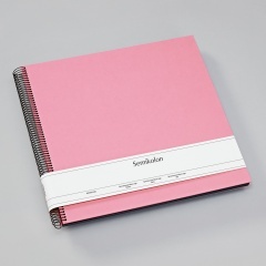 Fotoalbum Semikolon Spiral Economy Large black flamingo