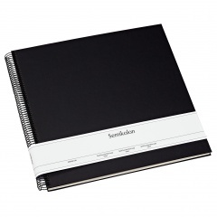 Fotoalbum Semikolon Spiral Economy Large cream black