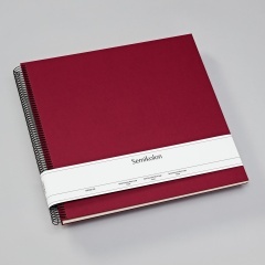 Fotoalbum Semikolon Spiral Economy Large cream burgundy