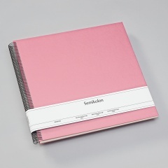 Fotoalbum Semikolon Spiral Economy Large cream flamingo