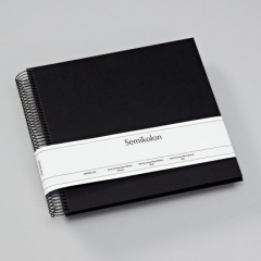 Fotoalbum Semikolon Spiral Economy Medium black black