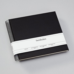 Fotoalbum Semikolon Spiral Economy Medium cream black