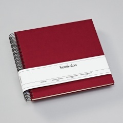 Fotoalbum Semikolon Spiral Economy Medium cream burgundy