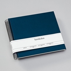 Fotoalbum Semikolon Spiral Economy Medium cream marine