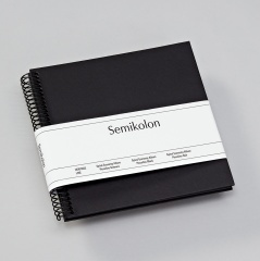 Fotoalbum Semikolon Spiral Piccolino black black