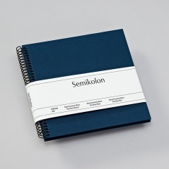 Fotoalbum Semikolon Spiral Piccolino black marine