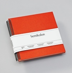 Fotoalbum Semikolon Spiral Piccolino cream orange