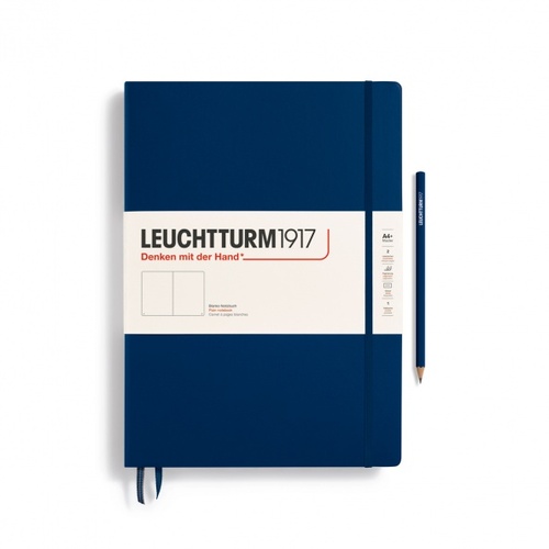 Zápisník LEUCHTTURM1917 Master Classic (A4+) Navy, 235 p., čistý
