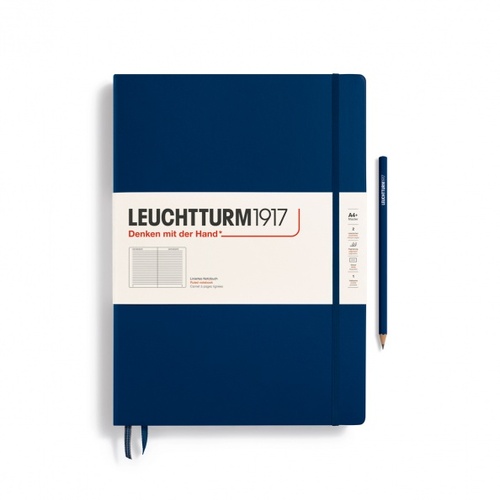 Zápisník LEUCHTTURM1917 Master Classic (A4+) Navy, 235 p., riadkovaný