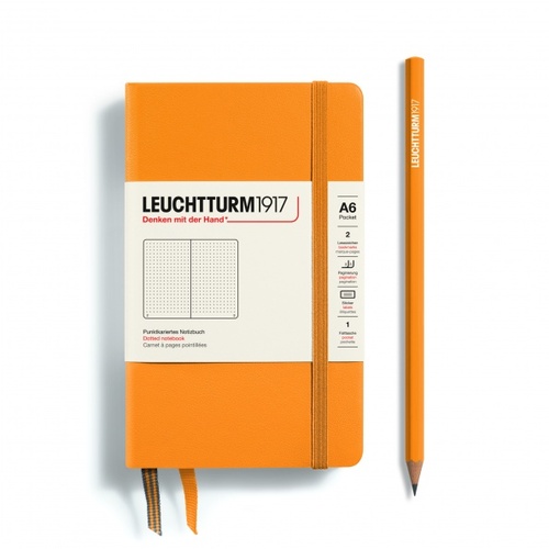 Zápisník LEUCHTTURM1917 Pocket (A6) Rising Sun, 187 p., bodkovaný