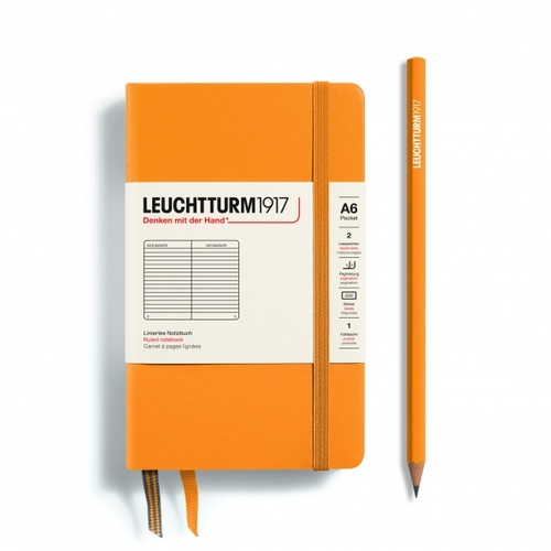 Zápisník LEUCHTTURM1917 Pocket (A6) Rising Sun, 187 p., riadkovaný