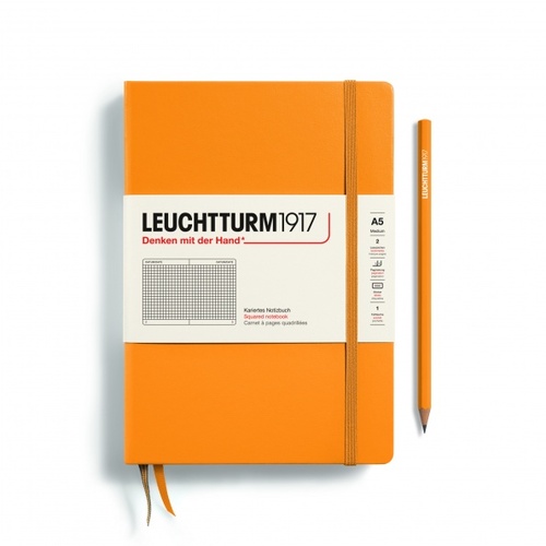 Zápisník LEUCHTTURM1917 Medium (A5) Rising Sun, 251 p., štvorcový