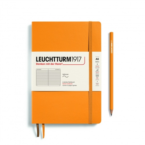 Zápisník LEUCHTTURM1917 Softcover Medium (A5) Rising Sun, 123 p., riadkovaný