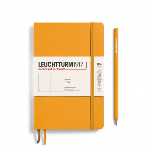 Zápisník LEUCHTTURM1917 Softcover paperback (B6+) Rising Sun, 123 p., čistý