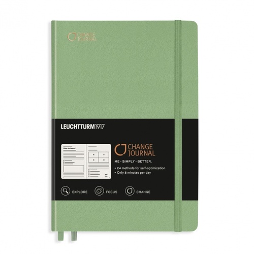 Change Journal LEUCHTTURM1917 Sage, 100 g/m2 papier, English
