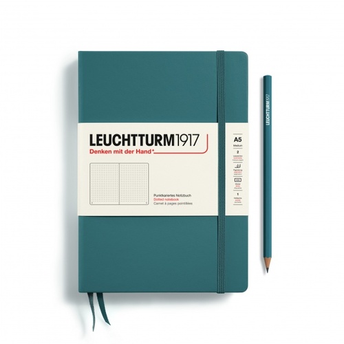 Zápisník LEUCHTTURM1917 Medium (A5) Stone Blue, 251 p., bodkovaný