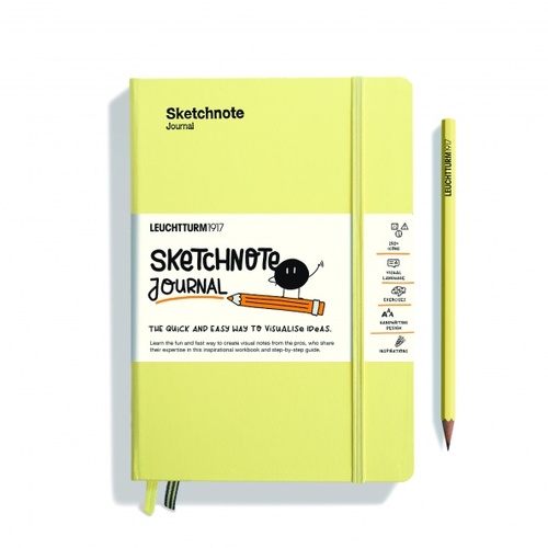 Sketchnote Journal LEUCHTTURM1917 Vanilla, 120 g/m2 papier, English