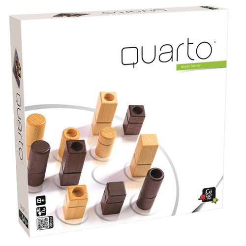 Abstraktná strategická hra Quarto (hra v češtine)