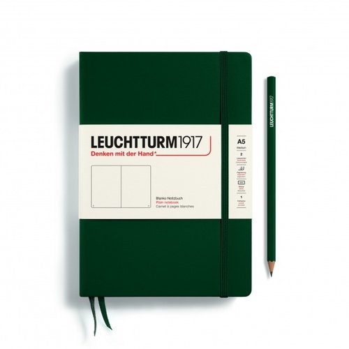 Zápisník LEUCHTTURM1917 Medium (A5) Forest Green, 251 p., čistý