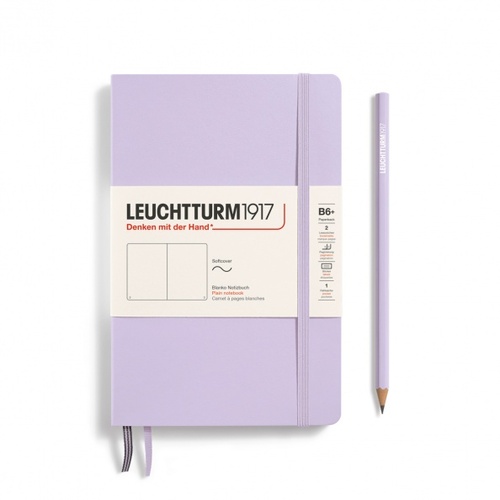 Zápisník LEUCHTTURM1917 Softcover paperback (B6+) Lilac, 123 p., čistý