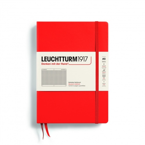 Zápisník LEUCHTTURM1917 Medium (A5), Lobster, 251 S., štvorcový