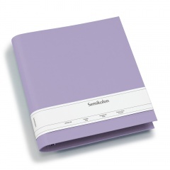 Fotoalbum Semikolon Photograph File 4 Ring lilac silk