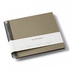 Fotoalbum Semikolon Spiral Economy Medium black fango