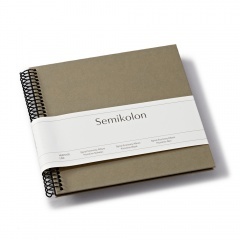 Fotoalbum Semikolon Spiral Piccolino black fango