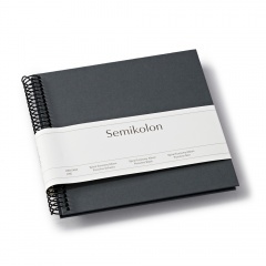 Fotoalbum Semikolon Spiral Piccolino black lava stone