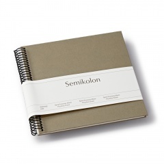 Fotoalbum Semikolon Spiral Piccolino cream fango