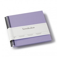 Fotoalbum Semikolon Spiral Piccolino cream lilac silk