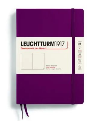 Zápisník LEUCHTTURM1917 Medium (A5) Port Red, 251 p., čistý